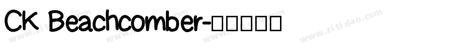 CK Beachcomber字体转换